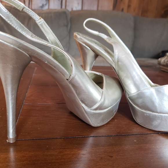 Guess Metallic Gold Stilettos - Picture 2 of 4